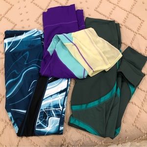 Lot of 3 Fabletics leggings size Large